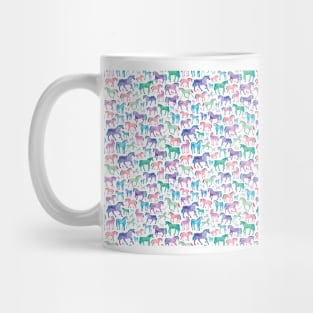 Watercolour Pastel Unicorns Mug